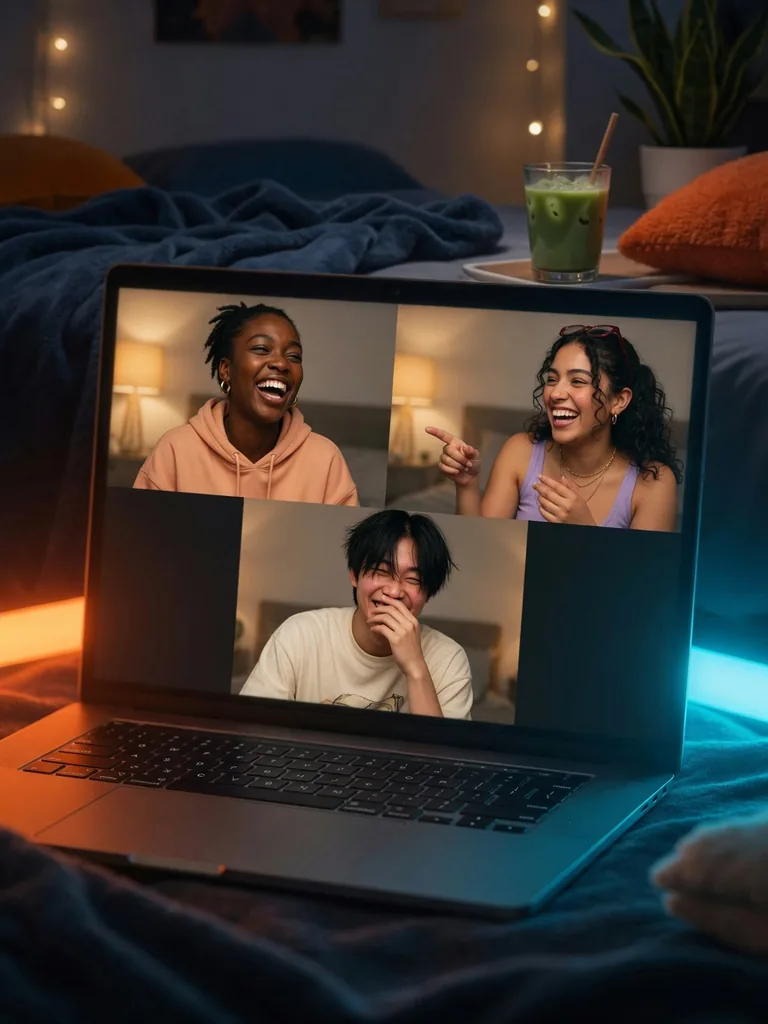 People enjoying a free random video chat on Hooeychat